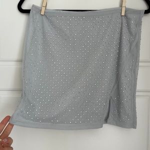 Forever 21 Mini Sparkly Skirt/ Rave outfit